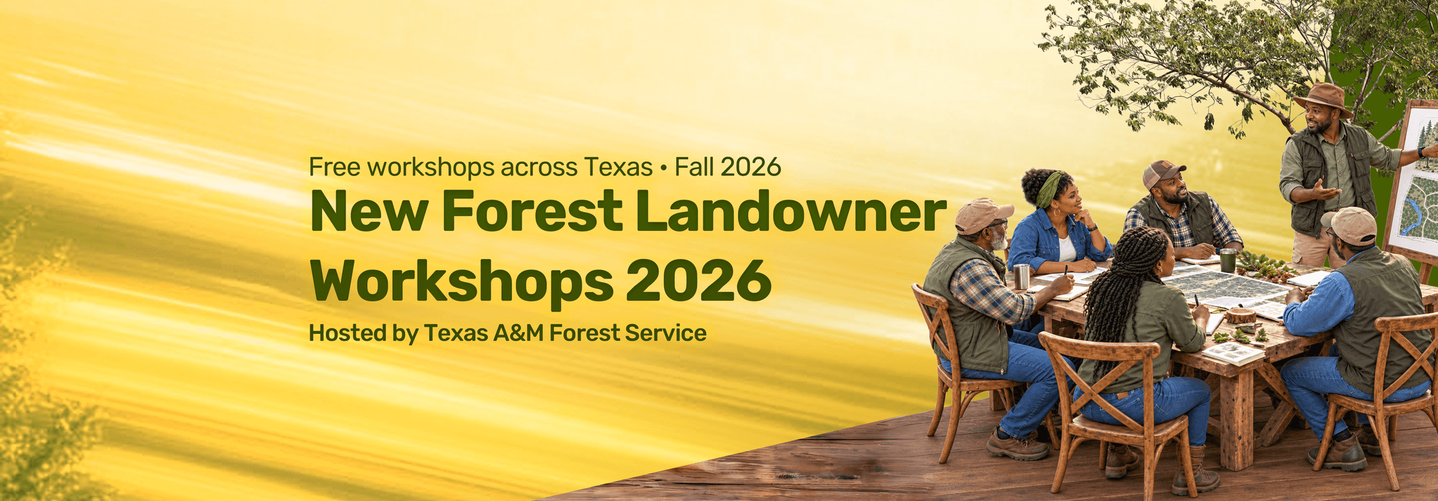 Free New Forest Landowner Workshops Coming to Texas This Fall