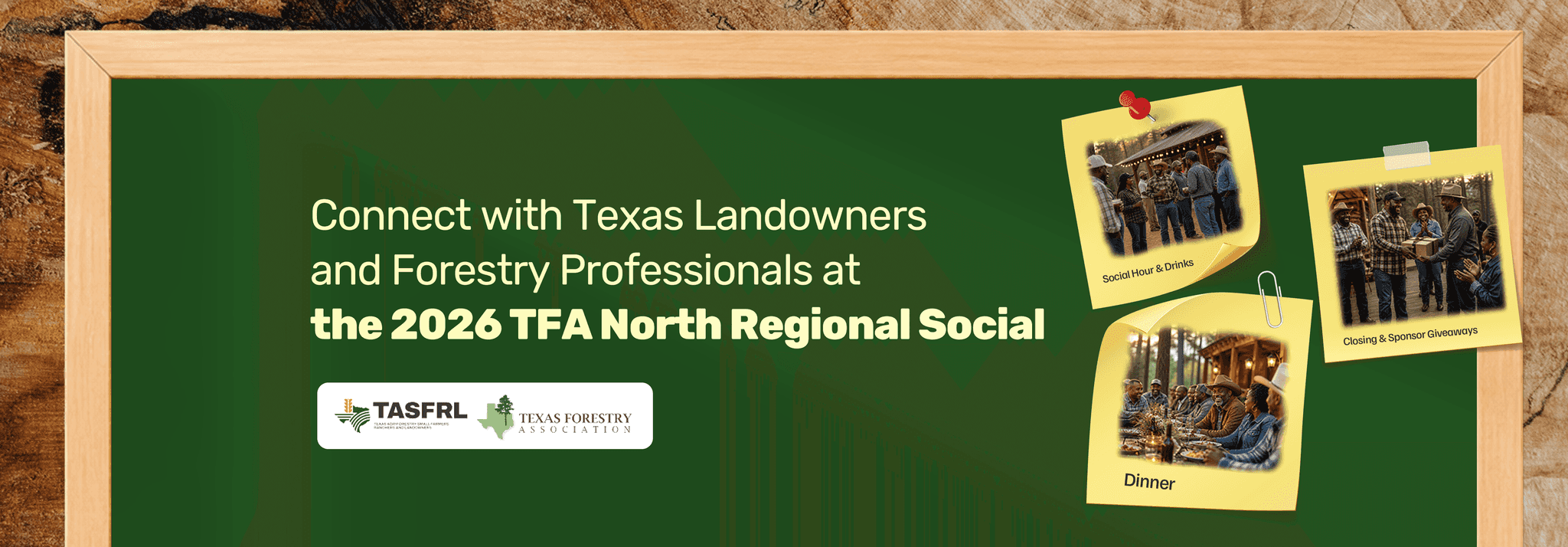 Connect with Texas Landowners and Forestry Professionals at the 2026 TFA North Regional Social